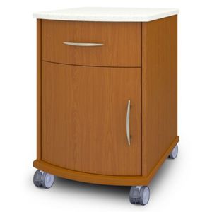 bedside cabinet on casters 1
