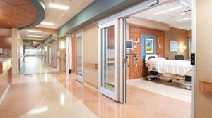 healthcare facility door