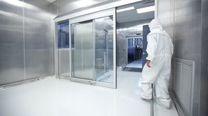 clean room door
