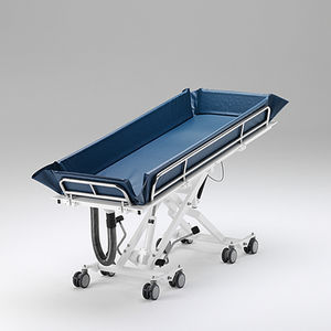 height-adjustable shower trolley