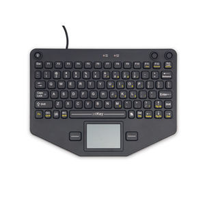 medical keyboard with touchpad