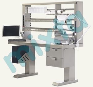 medical instrument packing table