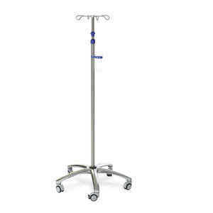 IV stand on casters