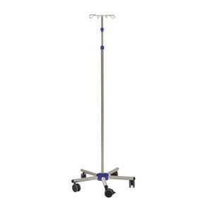 IV stand on casters