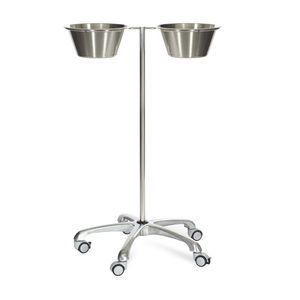 double bin surgical basin stand