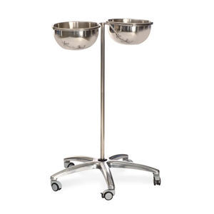 double bin surgical basin stand