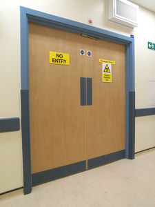 radiation protection door