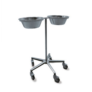 double bin surgical basin stand