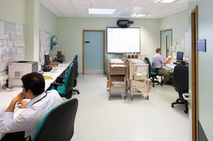 healthcare facility room