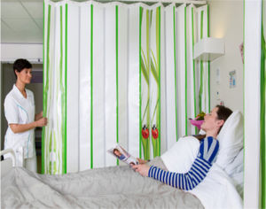 wall-mounted hospital screen
