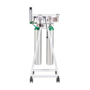 trolley-mounted veterinary anesthesia workstation 1
