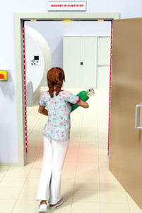 wall-mounted MRI metal detector