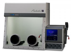 containment glove box / laboratory / benchtop / with HEPA filter