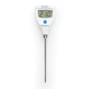 Double indoor/outdoor thermometer triple display - Various small equipment:  thermometers - Analysis - Measurement - Microbiology 