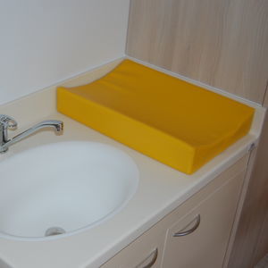 changing station with hand basin
