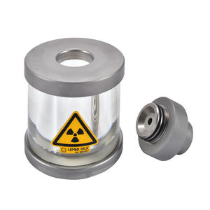 radioactive material transport container / with screw cap