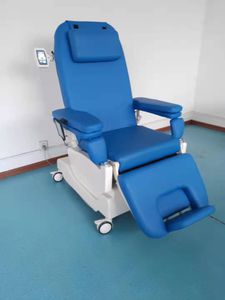 electric hemodialysis chair / 3-section / on casters / height-adjustable