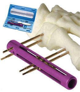 tarsal bone external fixation system / tubular / adult