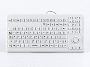 medical keyboard with pointing device