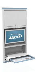 medical computer workstation / recessed / wall-mounted