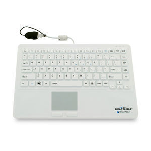 medical keyboard with touchpad
