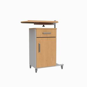 bedside table on casters