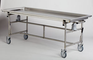 stainless steel embalming table