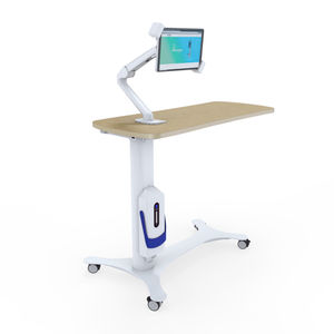 height-adjustable telemedicine cart