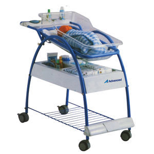 hospital bassinet on casters