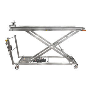 lifting mortuary trolley