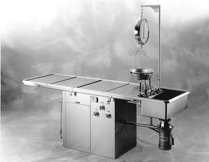 autopsy table