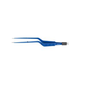 electrosurgical forceps / bayonet / bipolar / anti-adhesive