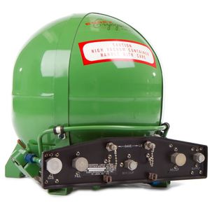 rail-mounted liquid oxygen system