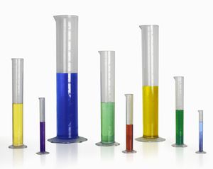 polymethylpentene measuring cylinder