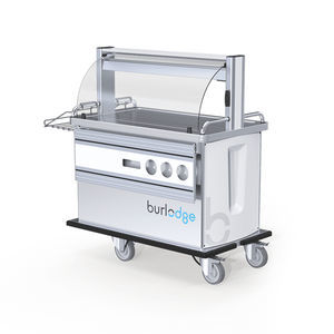 Service Trolley - B-Pod - BURLODGE - Meal Delivery / Meal / Stainless Steel