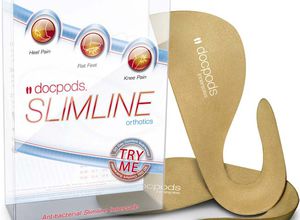 orthopedic insole with heel pad