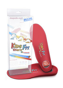 orthopedic insole with heel pad / pediatric