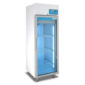 chromatography refrigerator / cabinet / with automatic defrost / stainless steel