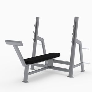 flat weight training bench 1