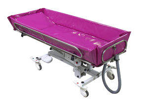 height-adjustable shower trolley / bariatric