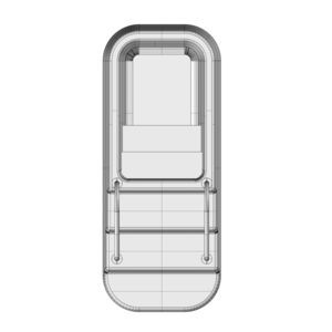 floor-mounted cryotherapy bathtub