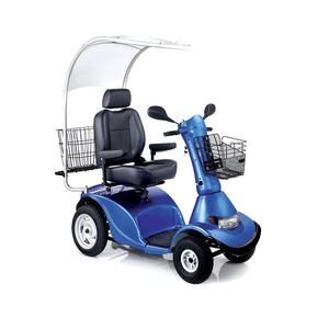 4-wheel electric scooter / with basket