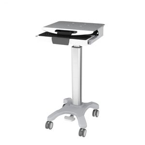 height-adjustable computer cart