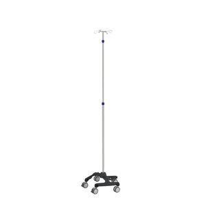 IV pole on casters