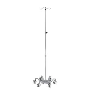 IV pole on casters