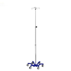 IV pole on casters