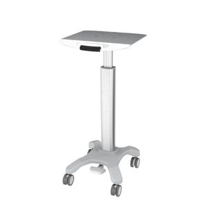 height-adjustable computer cart