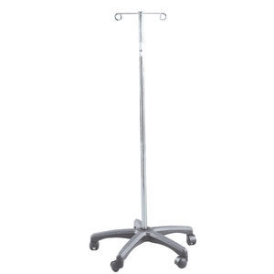 IV pole on casters