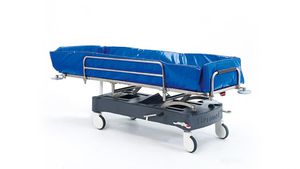 height-adjustable shower trolley