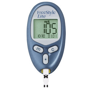 automatic blood glucose meter / for home use / no coding